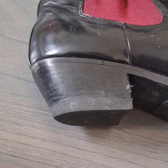 Modern Vice Ringo Black Leather Boots 8.5 - Picture 12 of 13